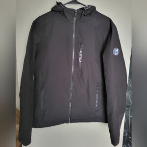 Nautica Black Men's Jacket, Size Medium